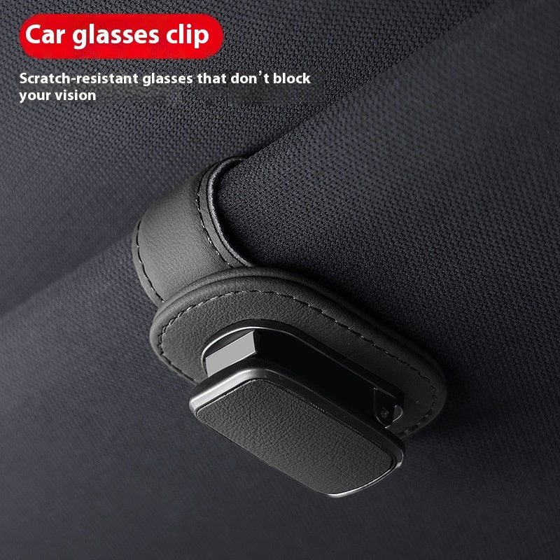 VelouraLux™ Luxary Leather Glasses Holder